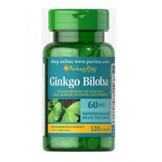 Ginkgo Biloba Standardized Extract 60mg - 120 tab