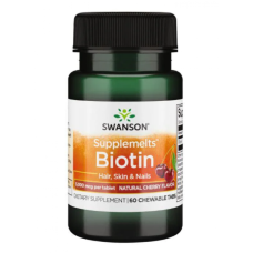 Biotin 5000mcg - 60 Chewables Cherry Flavor