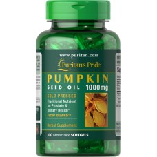 Pumpkin Seed Oil 1,000 mg - 100 Softgels