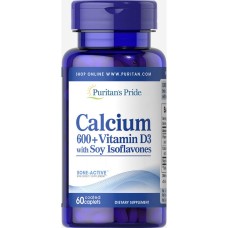 Calcium Carbonate 600 mg + Vitamin D 125 IU - 60 Caplets