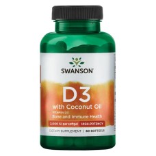 D-3 Coconut oil 2000IU - 60 soft