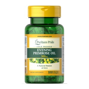 Evening Primrose Oil 500 mg with GLA - 100 Softgels