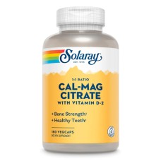 Cal-Mag Citrate - 180 veg caps (Пошкоджена кришка)