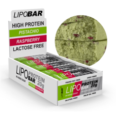 Lipobar - 20х50g Pistachio-Raspberry (До 10.24)