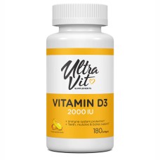 Vitamin D3 2000 IU - 180 softgels (До 10.24)