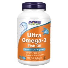 Ultra Omega-3 FO 500/250 Fish Gelatin - 180 Softgels (Пошкоджена банка)