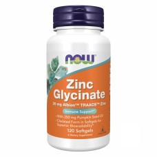 Zinc Glycinate 30mg - 120 sgels (Пошкоджена банка)