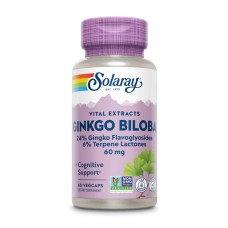 Ginkgo Biloba Leaf Extract 60mg - 60 vcaps (Пошкоджена банка)