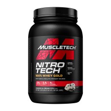 Nitro Tech 100% Whey Gold - 908g Cookies and Cream