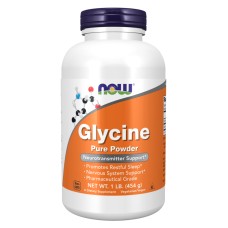 Glycine Pure Powder - 454g (1lb) (Пошкоджена банка)