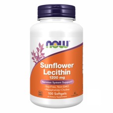 Sunflower Lecithin 1200 mg - 100 sgels (Пошкоджена банка)