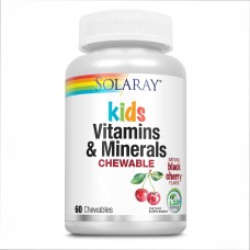 Children's Vitamins & Minerals Chewable - 60 vcaps Black Cherry (Пошкоджена банка)