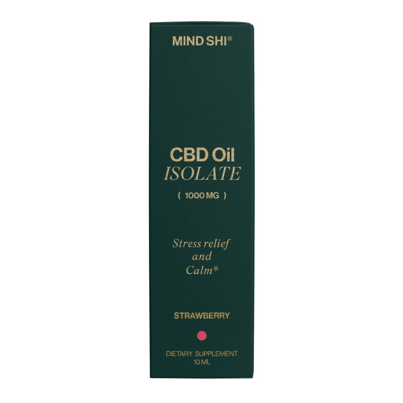 CBD Oil Isolate 1000 mg Strawberry - 10 ml