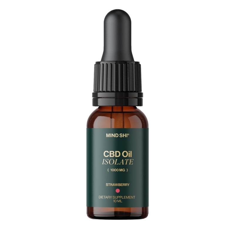 CBD Oil Isolate 1000 mg Strawberry - 10 ml