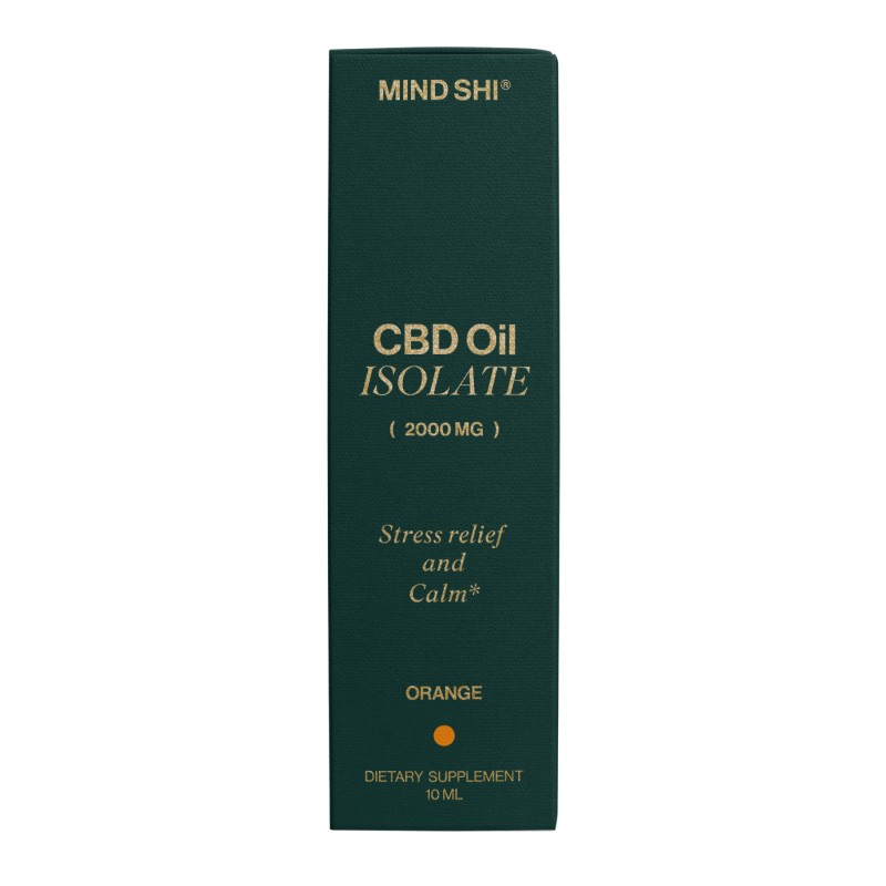 CBD Oil Isolate 2000 mg Orange - 10 ml