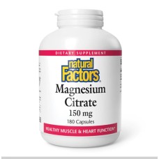 Magnesium Citrate 150mg - 180 caps