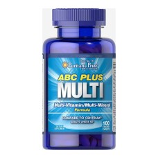 ABC Plus Multivitamin and Multi-Mineral Formula - 100 Caplets (Затерта дата)