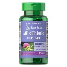 Milk Thistle 4:1 Extract 1000mg - 90softgels (Пошкоджена банка)