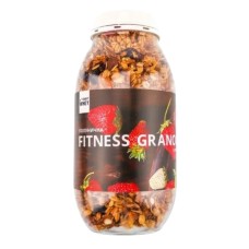 Fitness Granola - 450g Strawberry with Protein (Пошкоджена банка)