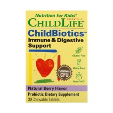 ChildBiotics Immune + Digestive Support - 30 Chewable tabs Natural Berry (Пошкоджена банка)