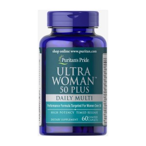 Ultra Woman™ 50 Plus Multi-Vitamin with Zinc - 60 caps
