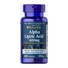 Alpha Lipoic Acid 600mg - 60 caps
