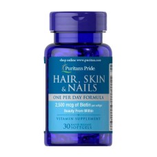 Hair, Skin & Nails One Per Day Formula - 30 softgels