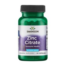 Zinc Citrate 30 mg - 60caps (Затерта дата)