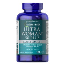 Ultra Woman™ 50 Plus Multi-Vitamin - 120 Caps (Пошкоджена банка)