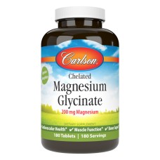 Chelated Magnesium Glycinate - 180 tabs (Пошкоджена банка)