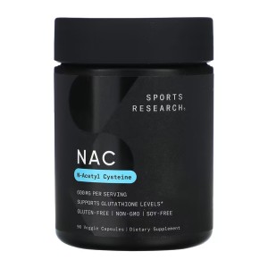 NAC - N-Acetyl-L-Cysteine 600mg - 90 vcaps