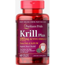 Krill Plus (1085mg Active Omega 3) - 60 softgels