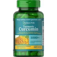 Turmeric Curcumin 1000 mg with Bioperine 5 mg - 60 caps