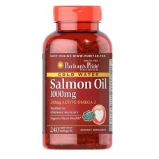 Omega-3 Salmon Oil 1000 mg (210 mg Active Omega-3) - 240 Softgels