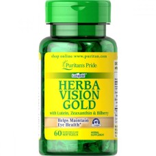 Herbavision Gold with Lutein Bilberry and Zeaxanthin - 60 Softgels